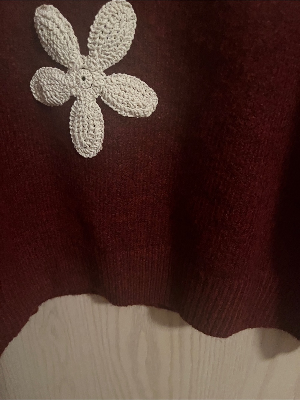 Papillon Burgundy Sweater - Picture 7 of 11